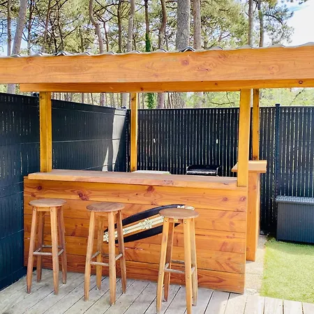 Belle Maison En Bois à L'océan Lacanau