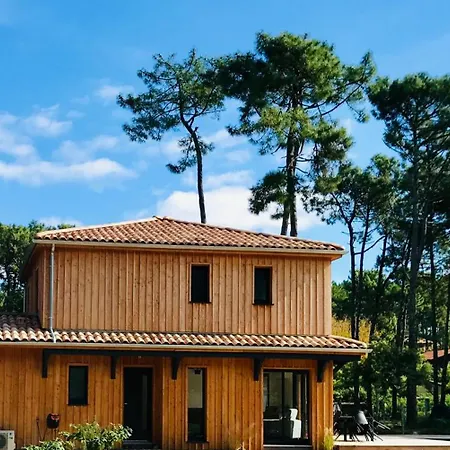 Vila Belle Maison En Bois A L'ocean Lacanau